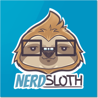 NerdSloth Retro Posters and Art